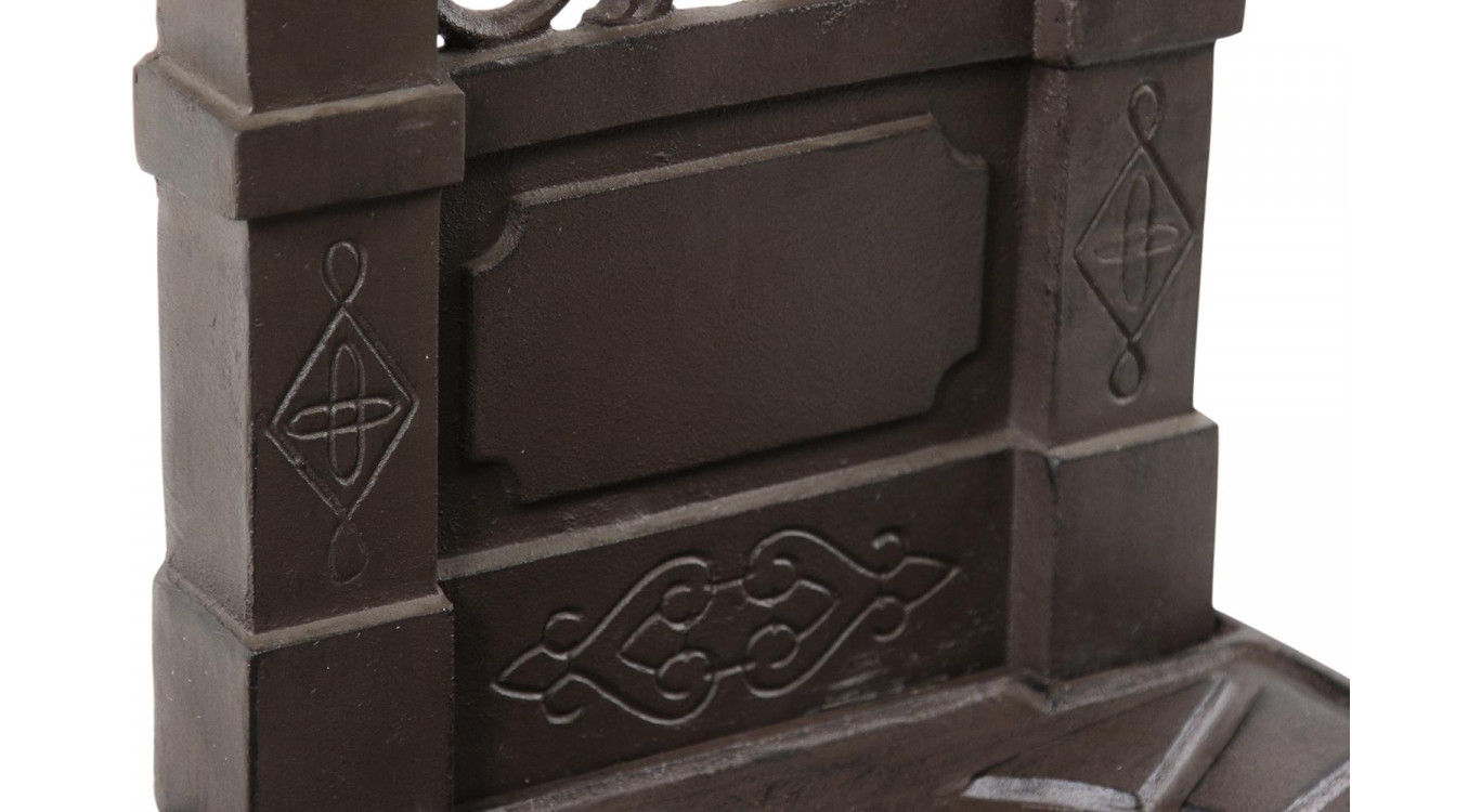 Gartenbrunnen Gusseisen Braun 35.5x31x74.5cm