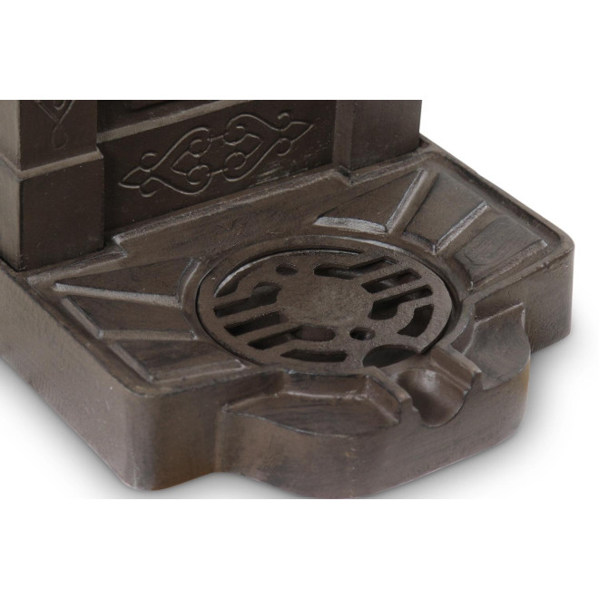 Gartenbrunnen Gusseisen Braun 35.5x31x74.5cm