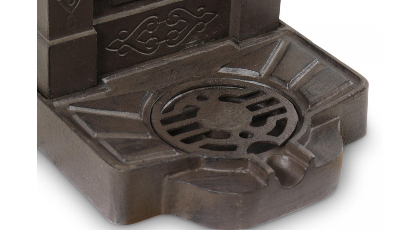 Gartenbrunnen Gusseisen Braun 35.5x31x74.5cm