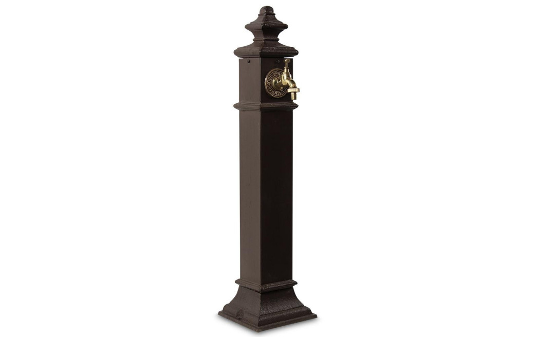 Fontaine de Jardin Métal Marron 19x19x79cm