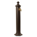 Gartenbrunnen Metall Braun 21x18.5x83cm