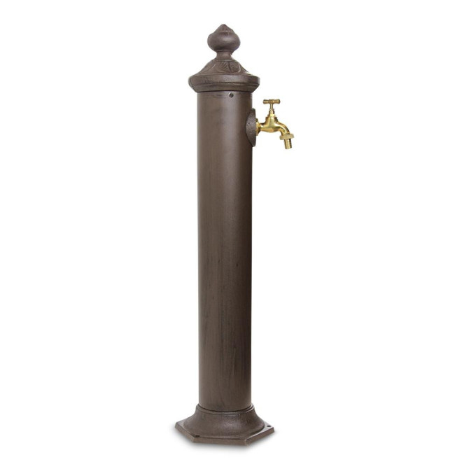 Fontaine de Jardin Métal Marron 21x18.5x83cm