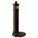 Gartenbrunnen Aluminium-Metall Braun 33x29x80cm