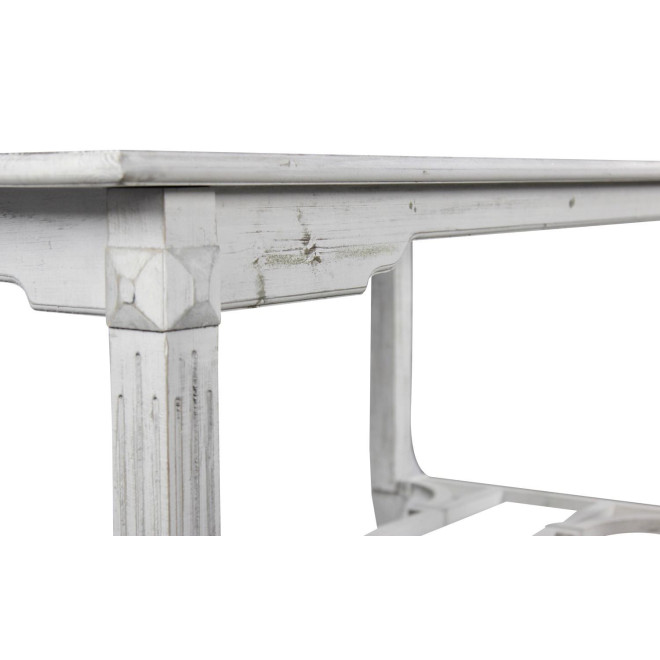 Holztisch Cerusé Weiß 180x90.5x81.5cm