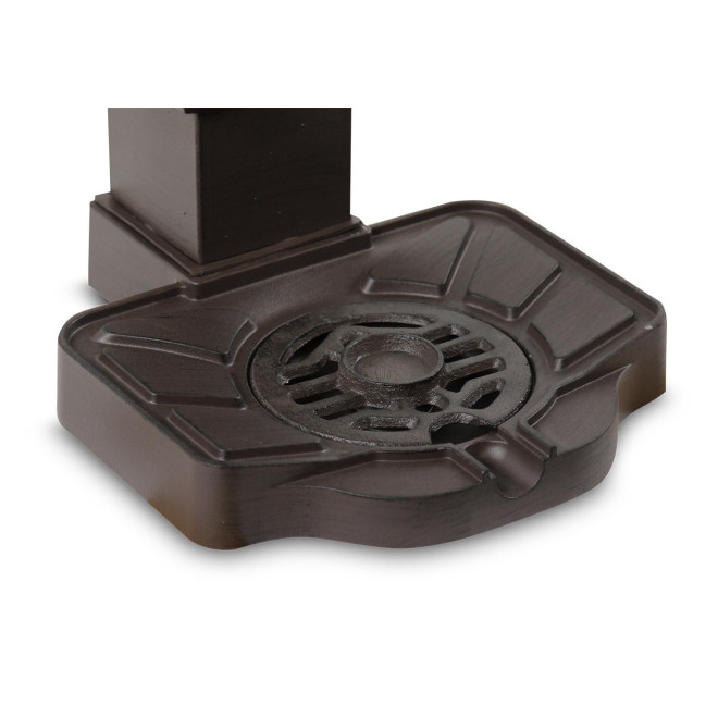 Fontaine de Jardin Aluminium, Métal Marron 29x33x76cm