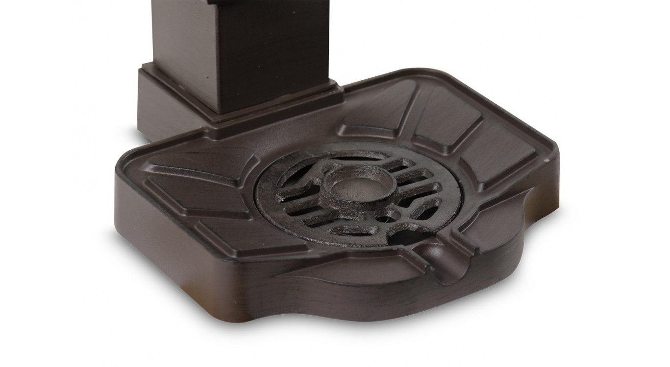 Fontaine de Jardin Aluminium, Métal Marron 29x33x76cm