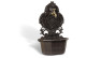 Gartenbrunnen Aluminium Braun 34.5x18x58.5cm