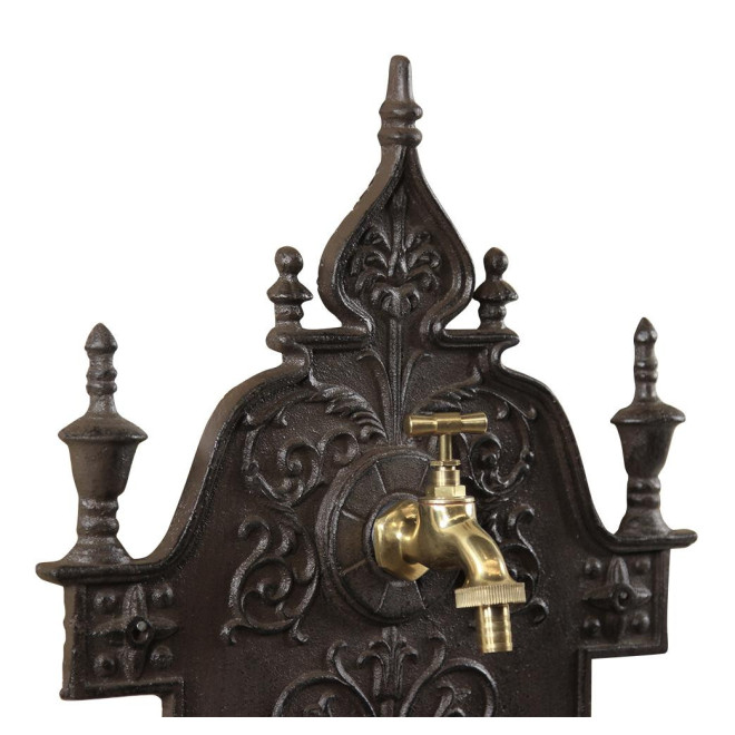 Fontaine de Jardin Aluminium Marron 44x22.5x77.5cm