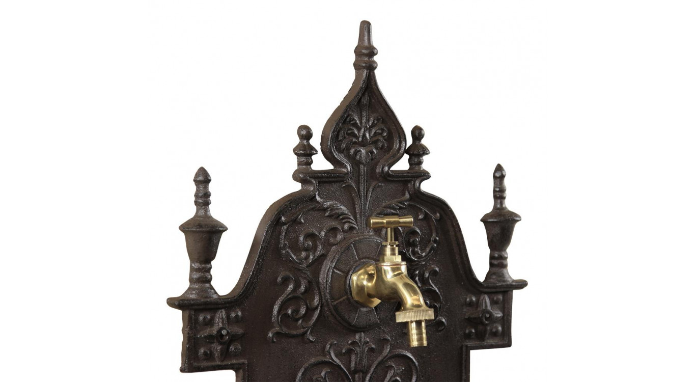 Fontaine de Jardin Aluminium Marron 44x22.5x77.5cm