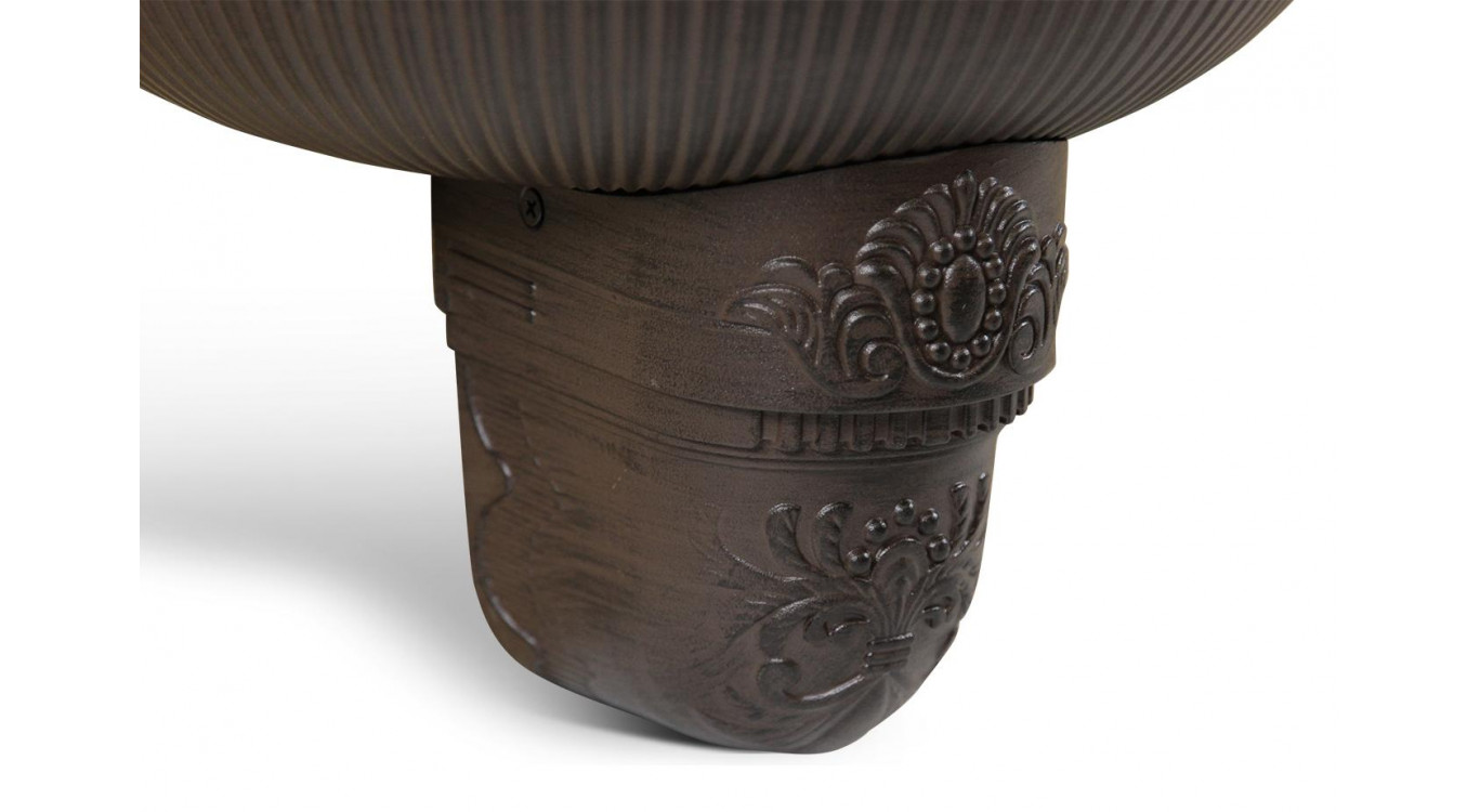 Fontaine de Jardin Aluminium Marron 44x22.5x77.5cm