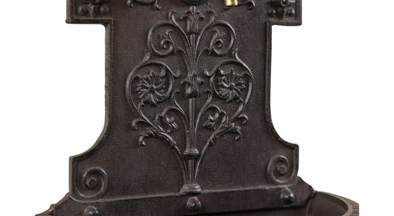Fontaine de Jardin Aluminium Marron 44x22.5x77.5cm