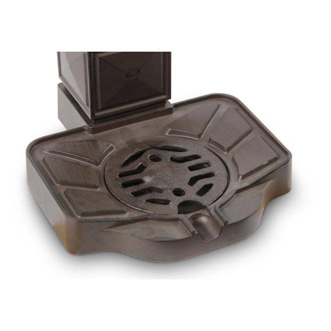 Gartenbrunnen Aluminium Braun 29x33x81cm