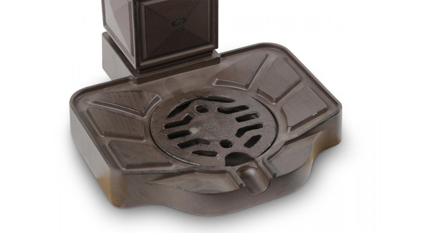 Gartenbrunnen Aluminium Braun 29x33x81cm
