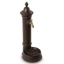 Fontaine de Jardin Aluminium Marron 26x32x72cm