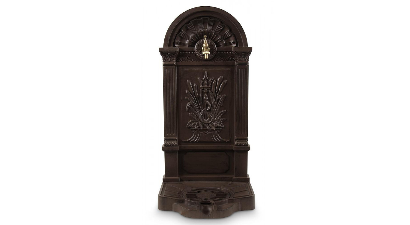Fontaine de Jardin Aluminium Marron 39x33x83cm
