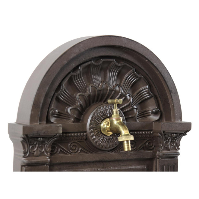 Fontaine de Jardin Aluminium Marron 39x33x83cm