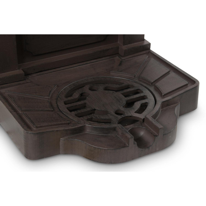 Gartenbrunnen Aluminium Braun 39x33x83cm
