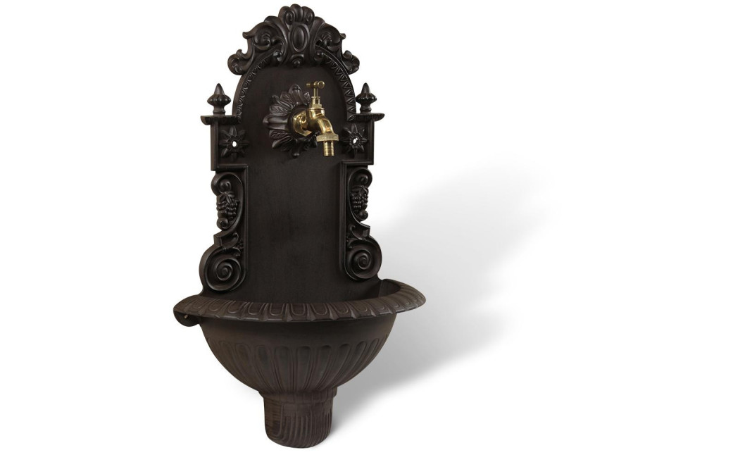 Fontaine de Jardin Aluminium Marron 37x18.5x61.5cm