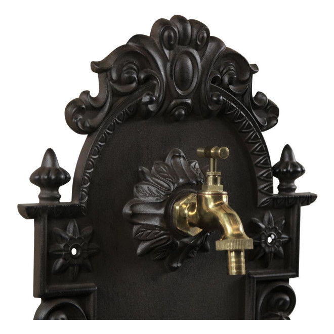 Fontaine de Jardin Aluminium Marron 37x18.5x61.5cm