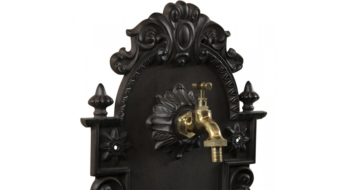 Fontaine de Jardin Aluminium Marron 37x18.5x61.5cm