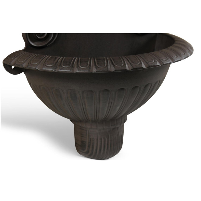 Fontaine de Jardin Aluminium Marron 37x18.5x61.5cm