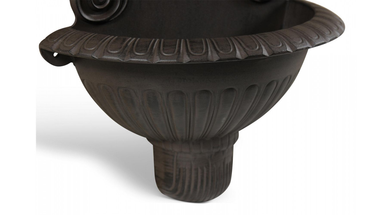 Fontaine de Jardin Aluminium Marron 37x18.5x61.5cm
