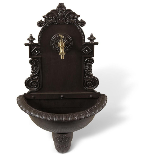 Fontaine de Jardin Aluminium Marron 44x22x75.5cm