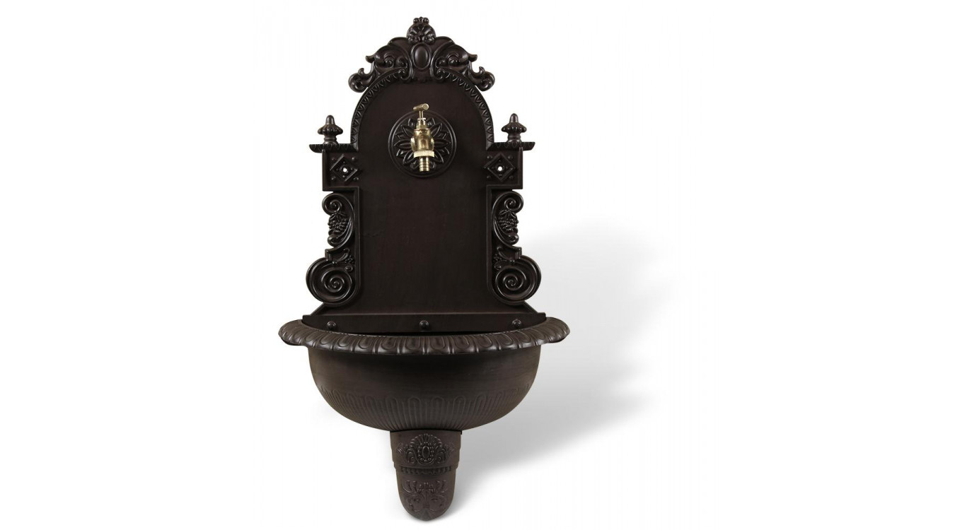 Fontaine de Jardin Aluminium Marron 44x22x75.5cm