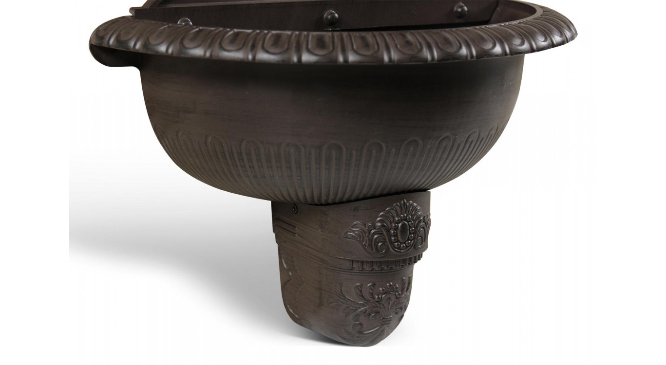 Fontaine de Jardin Aluminium Marron 44x22x75.5cm