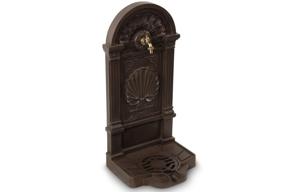 Fontaine de Jardin Aluminium Marron 39x33x82.5cm