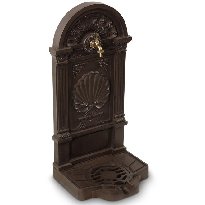 Fontaine de Jardin Aluminium Marron 39x33x82.5cm