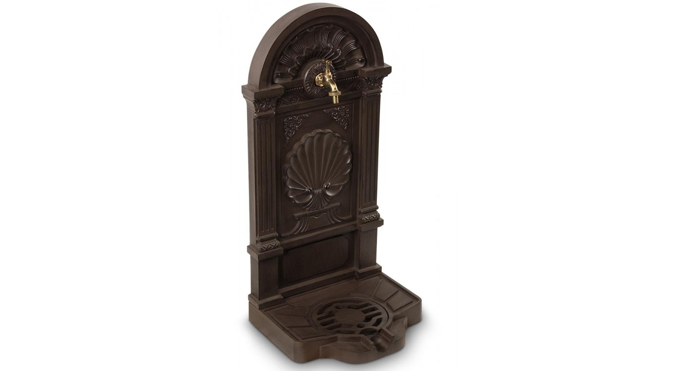 Fontaine de Jardin Aluminium Marron 39x33x82.5cm