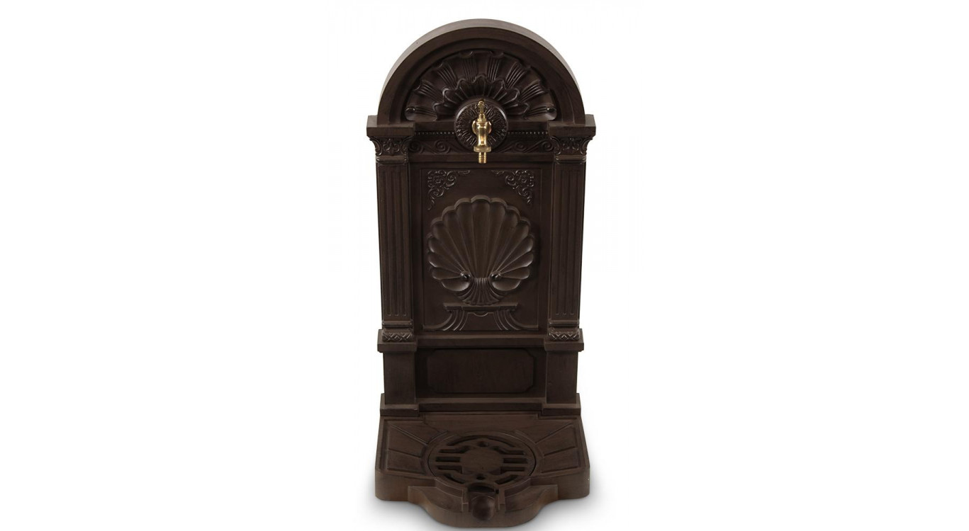 Fontaine de Jardin Aluminium Marron 39x33x82.5cm