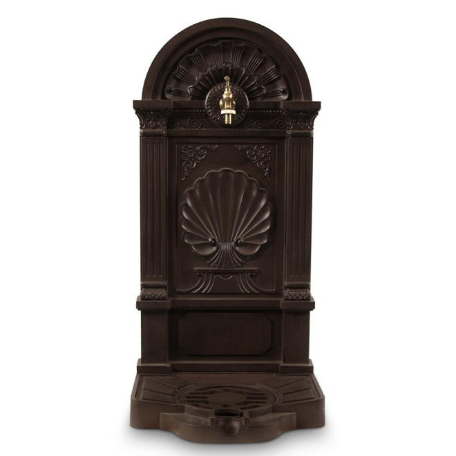 Fontaine de Jardin Aluminium Marron 39x33x82.5cm
