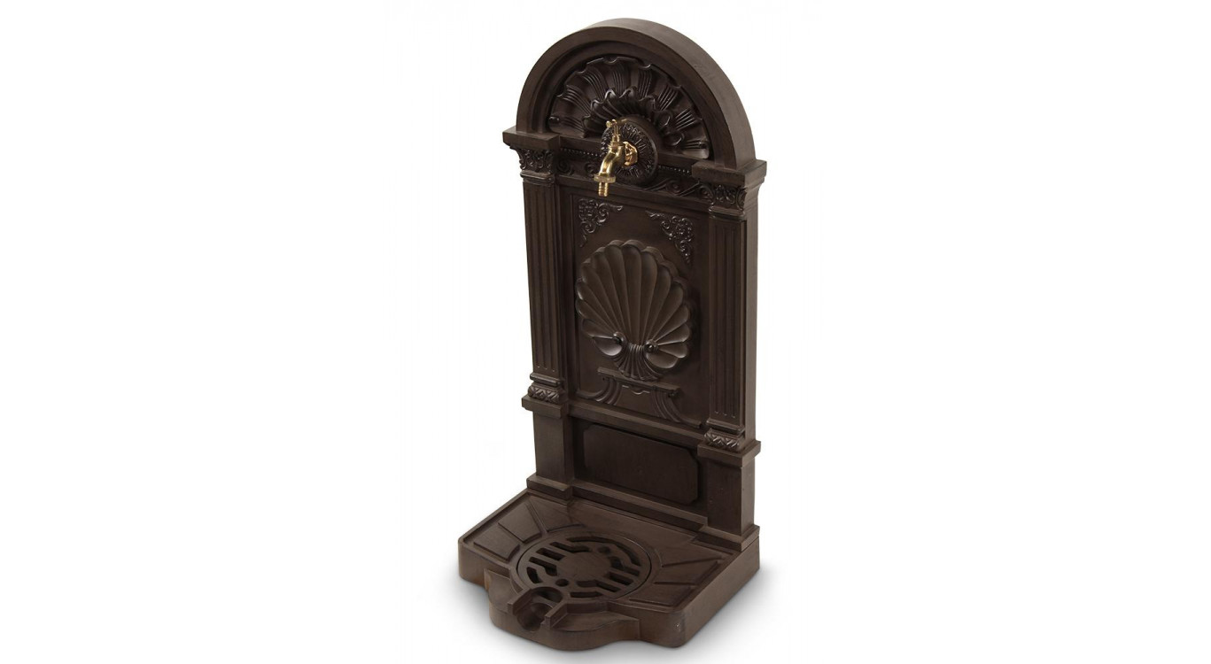 Fontaine de Jardin Aluminium Marron 39x33x82.5cm