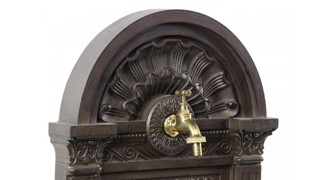 Fontaine de Jardin Aluminium Marron 39x33x82.5cm