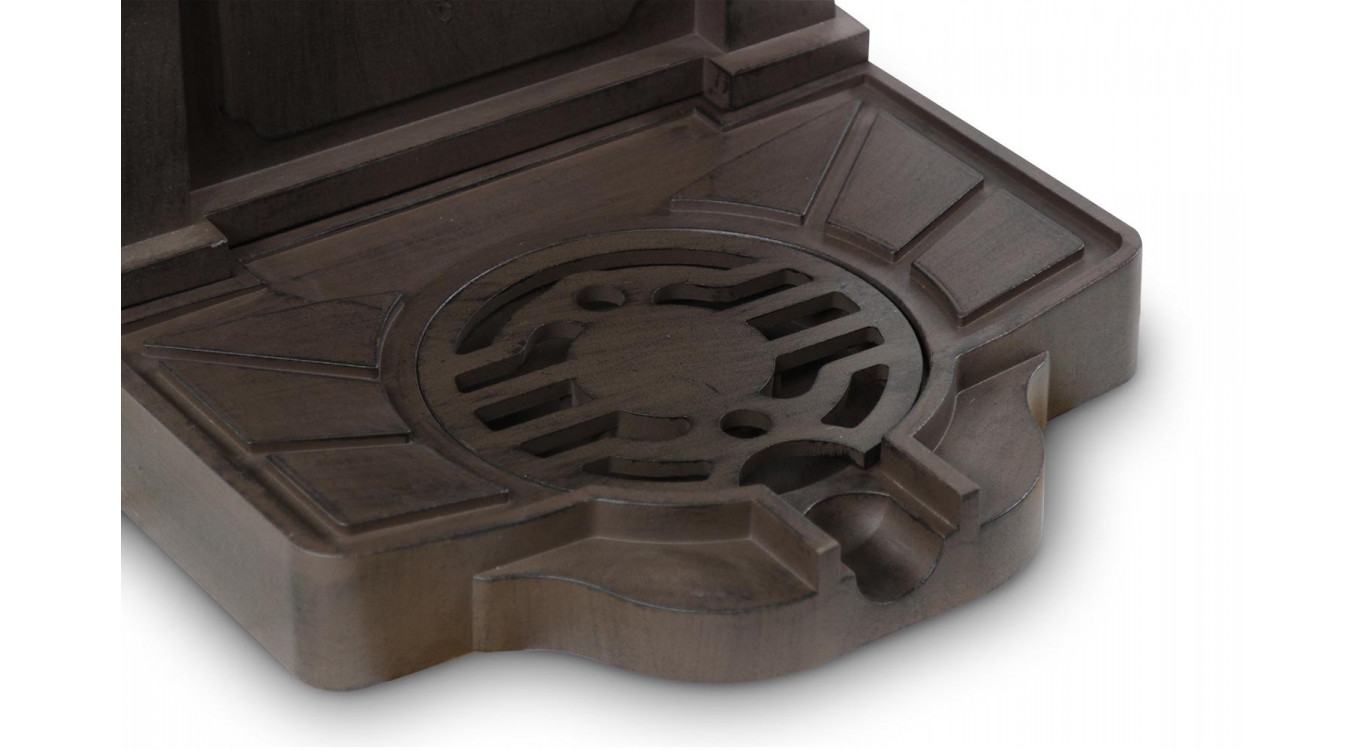 Fontaine de Jardin Aluminium Marron 39x33x82.5cm