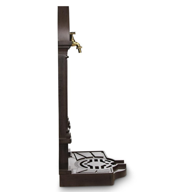 Fontaine de Jardin Aluminium Marron 39x33x82.5cm