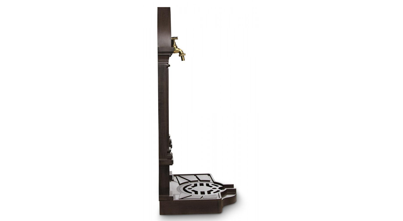 Fontaine de Jardin Aluminium Marron 39x33x82.5cm