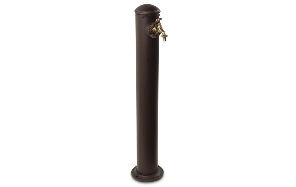 Gartenbrunnen Metall Braun 17.5x17.5x91cm