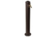 Gartenbrunnen Metall Braun 17.5x17.5x91cm