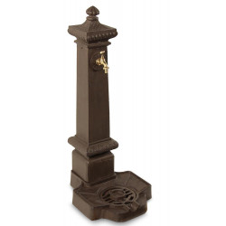 Fontaine de Jardin Aluminium Marron 38x47x99cm