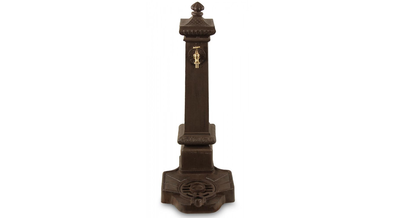 Fontaine de Jardin Aluminium Marron 38x47x99cm