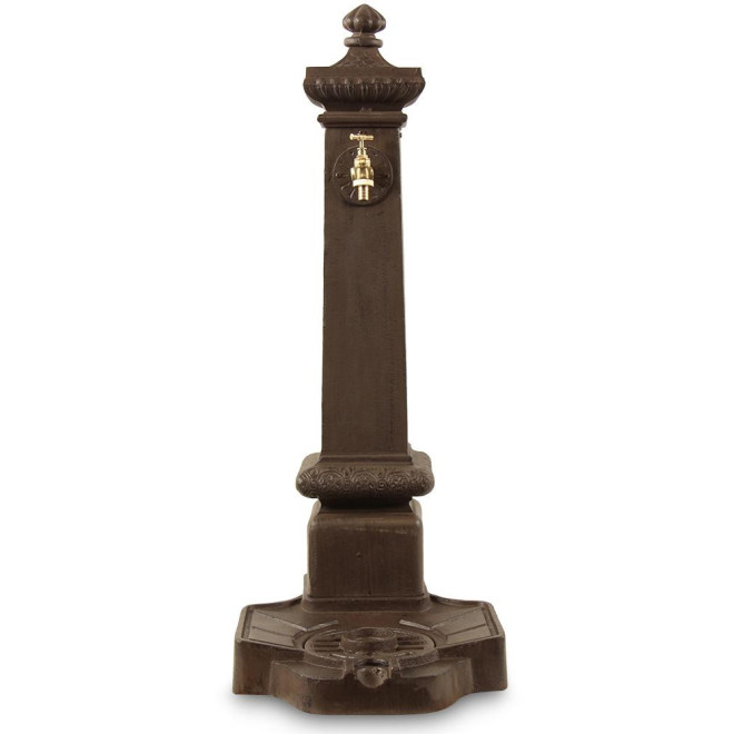 Fontaine de Jardin Aluminium Marron 38x47x99cm
