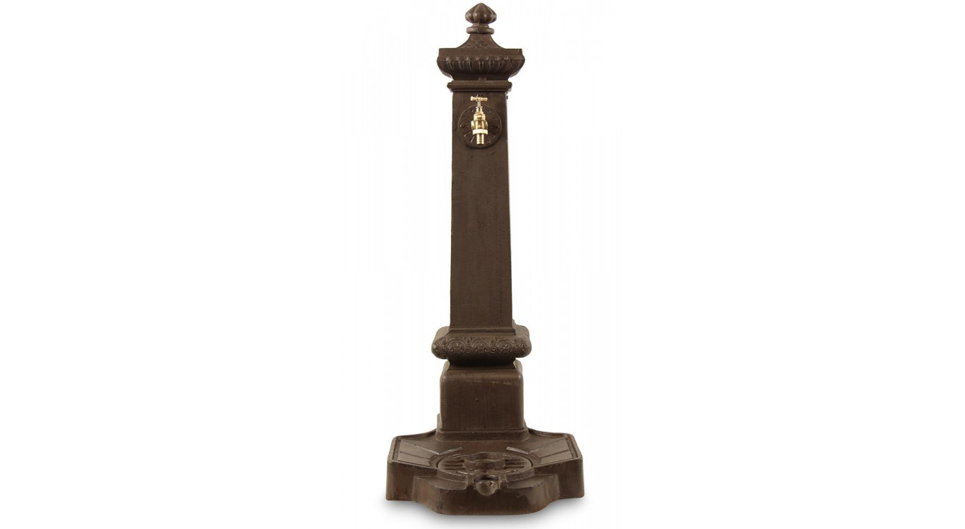 Fontaine de Jardin Aluminium Marron 38x47x99cm