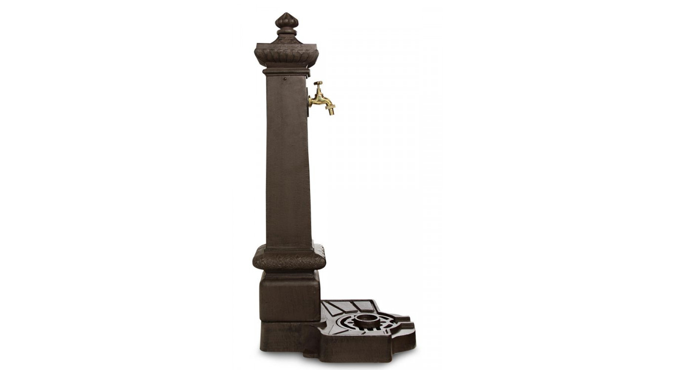 Fontaine de Jardin Aluminium Marron 38x47x99cm