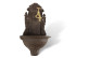 Fontaine de Jardin Fonte Marron 24.5x12.5x40cm