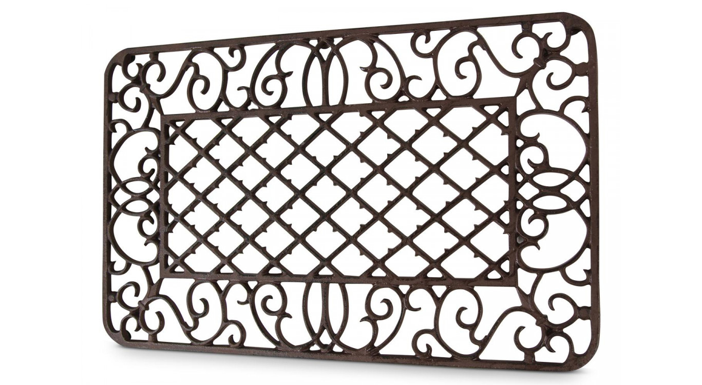 Tapis Paillasson Rectangulaire Fonte Marron 66,5x41,56x2cm