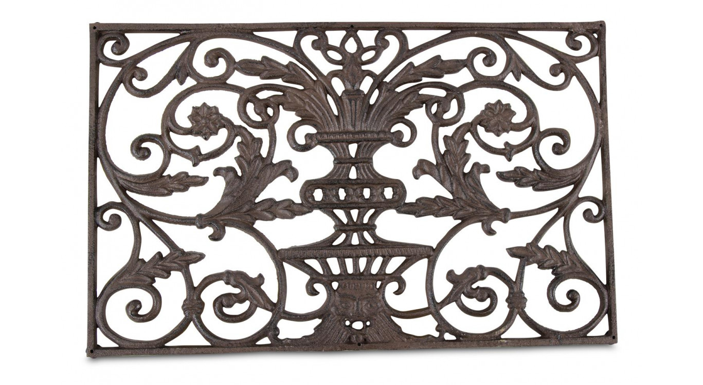 Tapis Paillasson Rectangulaire Fonte Marron 77,5x44,5x2cm