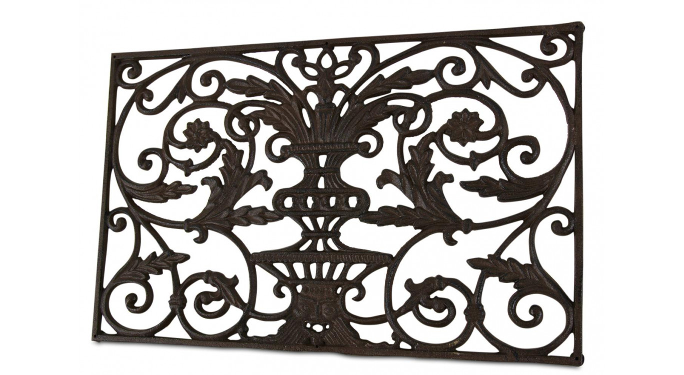 Tapis Paillasson Rectangulaire Fonte Marron 77,5x44,5x2cm
